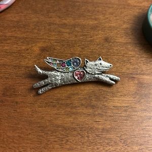 P Locke Brooch - Pinky